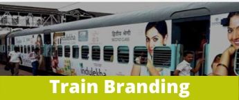 Train Advertising , Saket Express Express Train Branding
